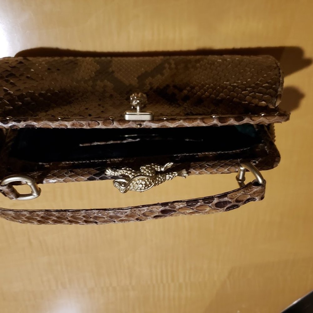 Barry kieselstein-cord snakeskin purse - Picture 7 of 9